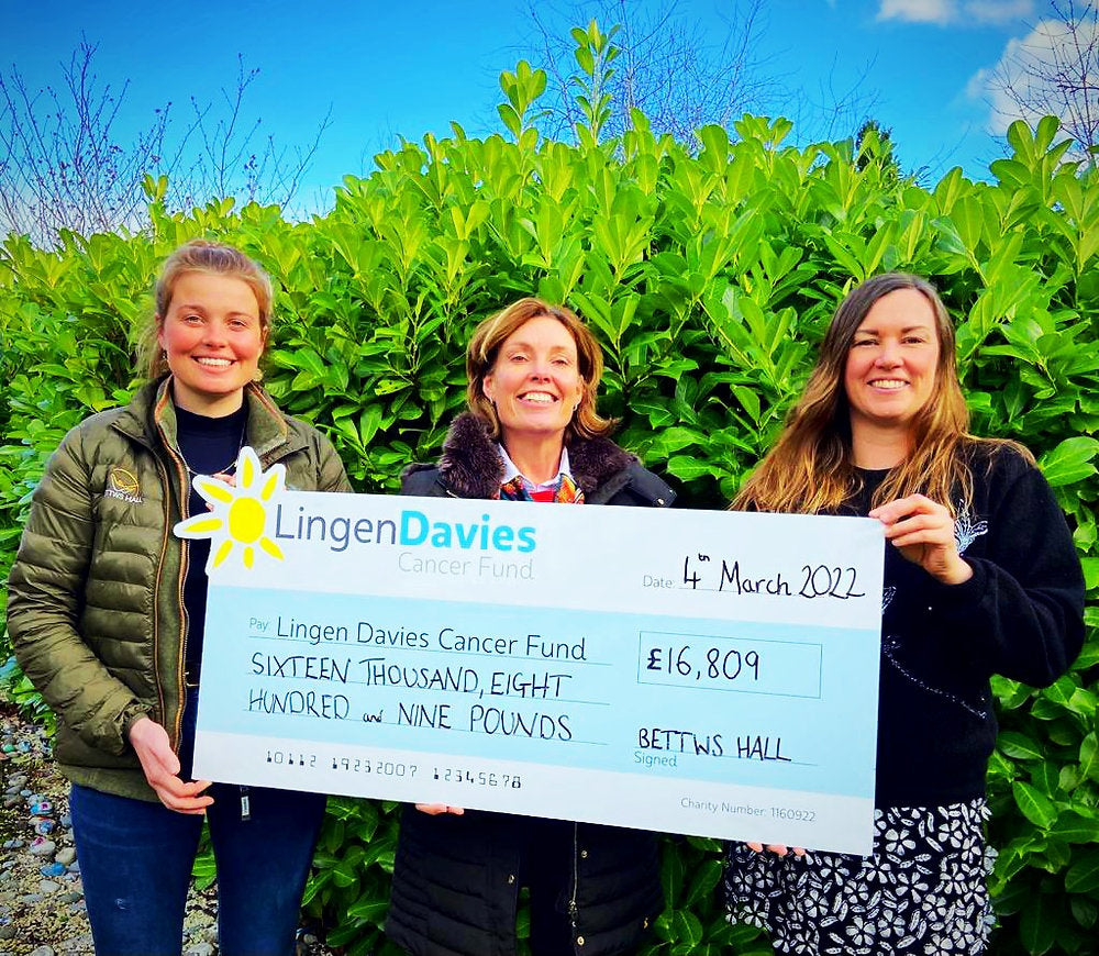 16 800 raised for the lingen davies cancer fund by you thank you