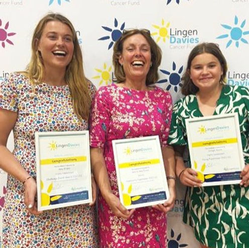 Our girls shine at the lingen davies awards evening