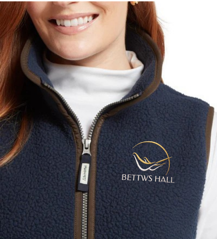 Schöffel Ladies Lyndon Retro Fleece (Bettws Hall Embroidered) Gilet