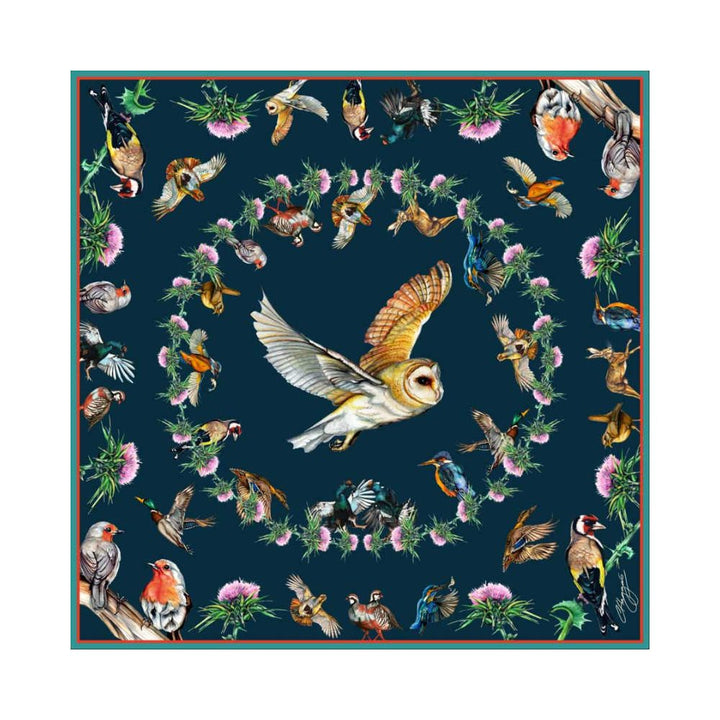 Clare Haggas Silk Scarf - Walk on the Wild Side  - Large Square