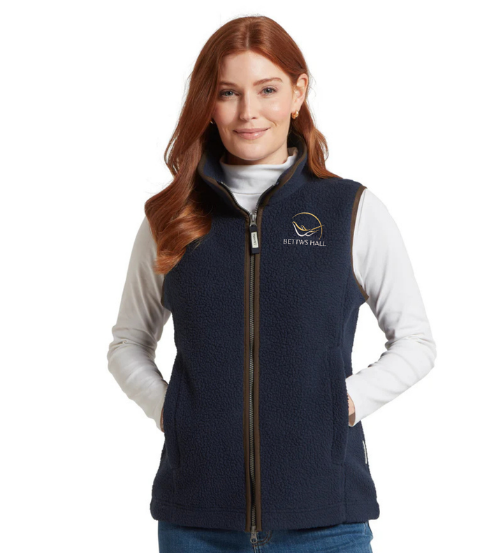 Schöffel Ladies Lyndon Retro Fleece (Bettws Hall Embroidered) Gilet