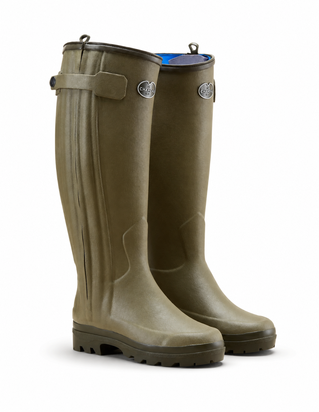 Le Chameau Ladies Chasseur Neoprene Lined Full Zip Wellington Boot