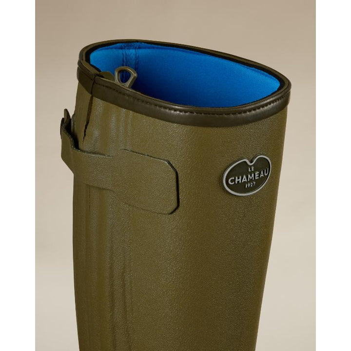 Le Chameau Men's Chasseur Neoprene Lined Full Zip Wellington Boot