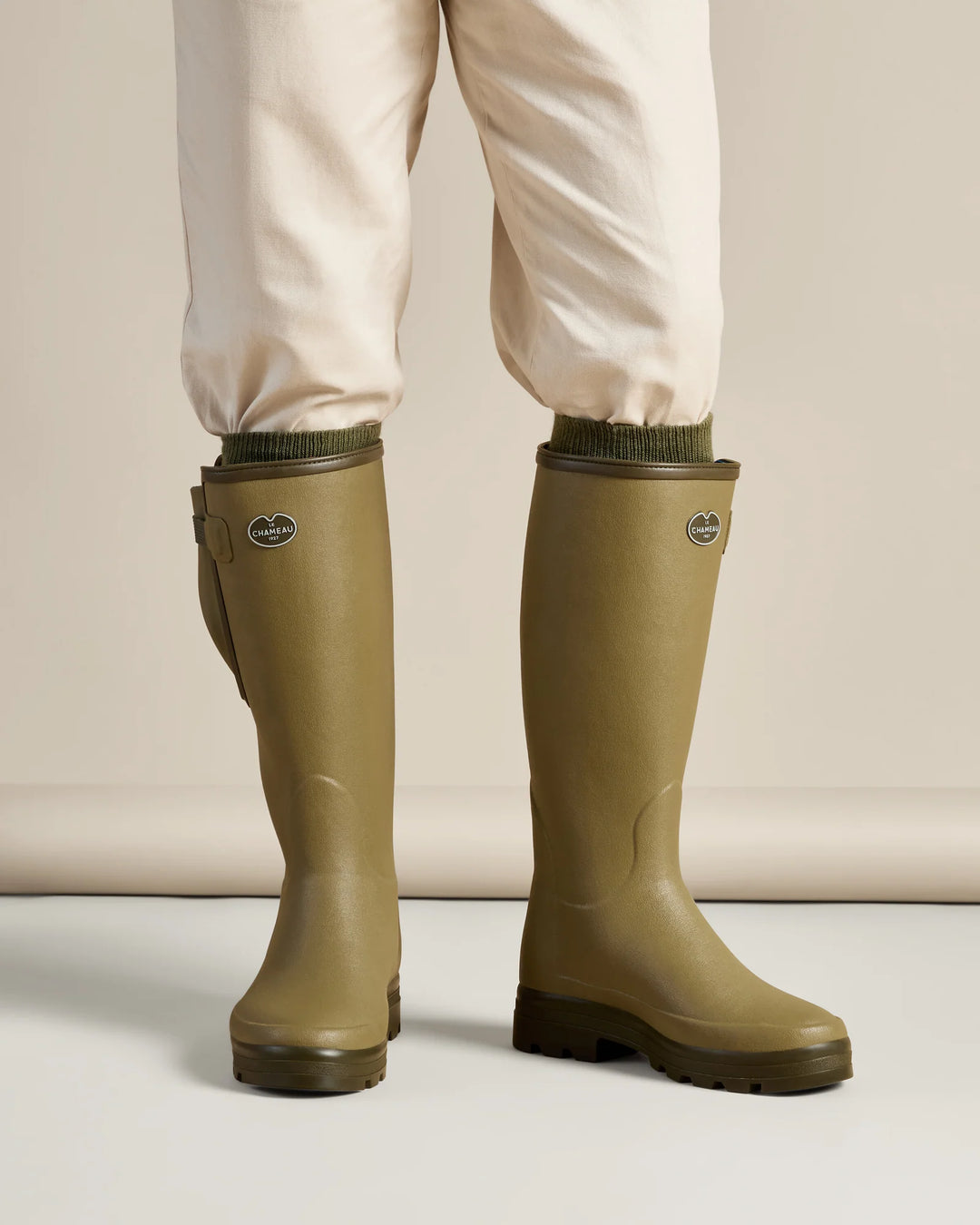 Le Chameau Mens Vierzonord Neoprene Lined Wellington Boot