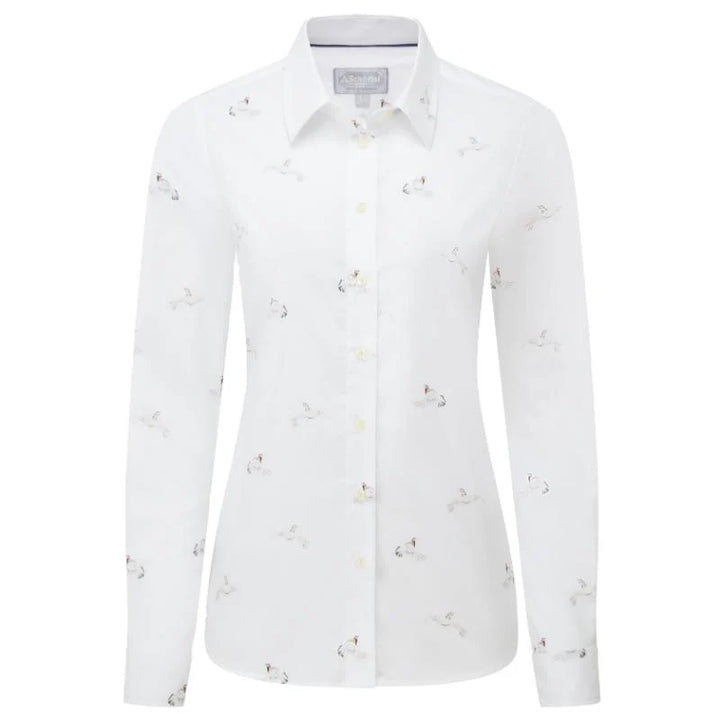 Schoffel Ladies Norfolk Shirt - Ptarmigan Print