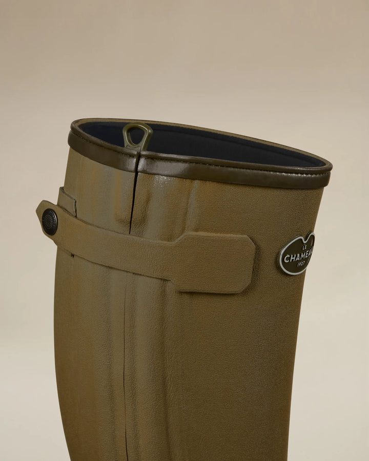 Le Chameau Ladies Chasseur Neoprene Lined Full Zip Wellington Boot