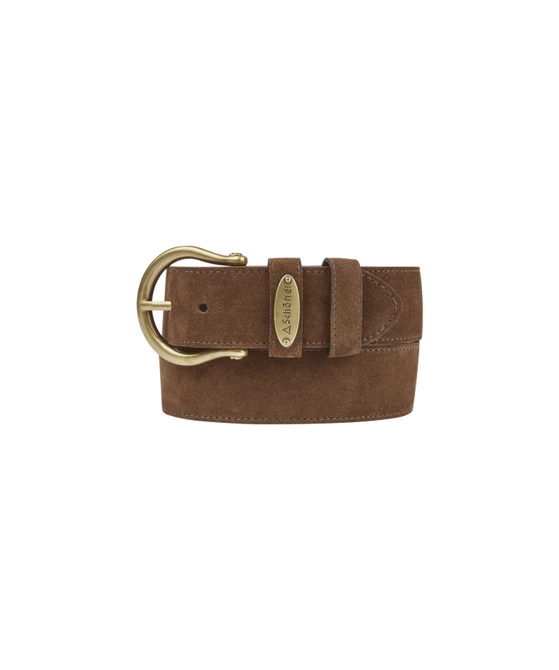 Schöffel Ladies Dovedale Suede Belt Chocolate Suede